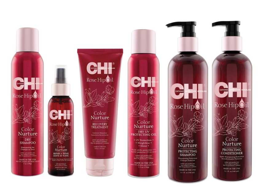 CHI Rose Hip Oil Шампунь Масло дикой розы Поддержание цвета, 340 мл фото 3